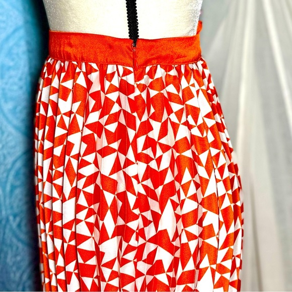 🌺HP🌺 Future Collective with Kahlana Barfield Brown Pleated A-line Skirt - Picture 6 of 7